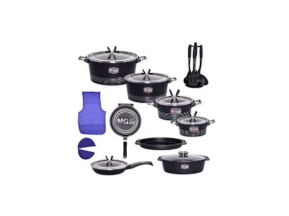 تصویر سرویس قابلمه 25 پارچه MGS طرح جرمنی A