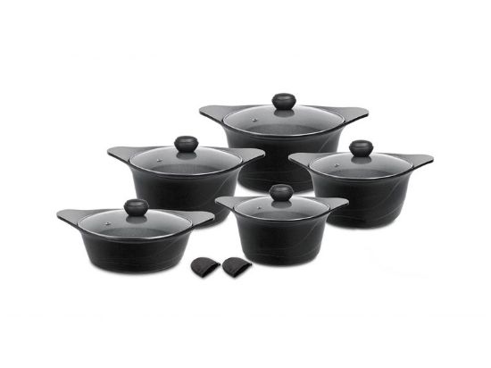 تصویر سرویس قابلمه 12 پارچه MGS طرح کره ای C