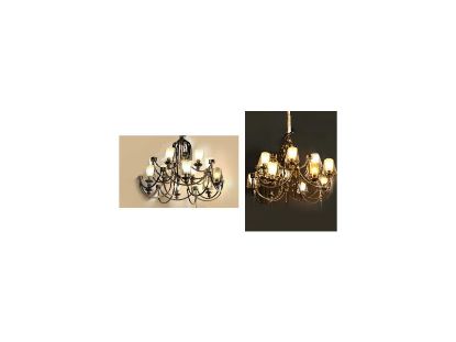 تصویر لوستر مانا نور رایان مدل 3131