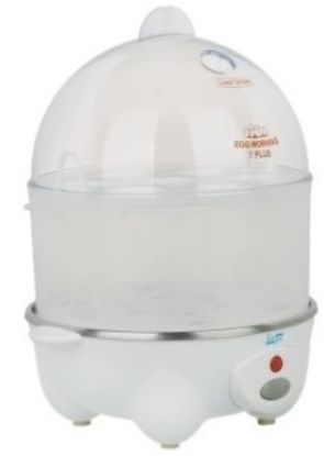 تصویر تخم مرغ پز درب پلاستیک دو طبقه سایا