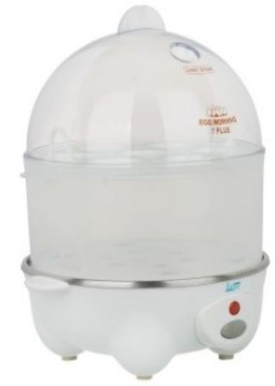 تصویر تخم مرغ پز درب پلاستیک دو طبقه سایا